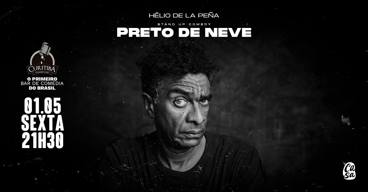 HÉLIO DE LA PEÑA APRESENTA PRETO DE NEVE