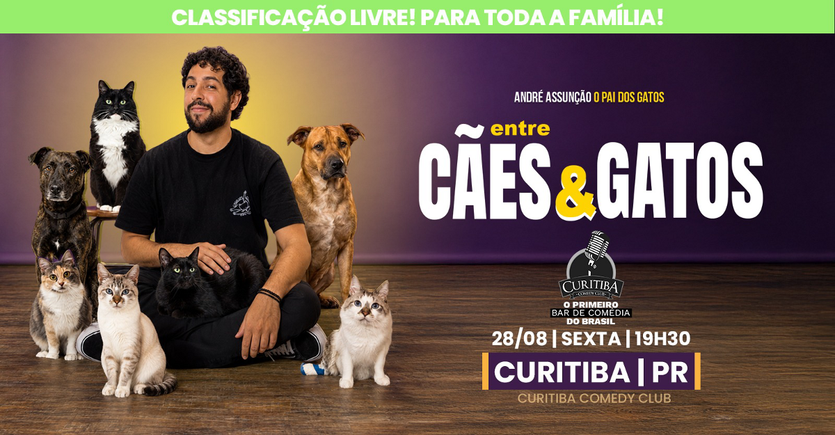 ENTRE CÃES E GATOS COM ANDRÉ ASSUNÇÃO  O PAI DOS GATOS