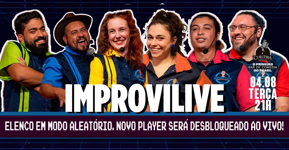 IMPROVILIVE - show de comédia de improviso