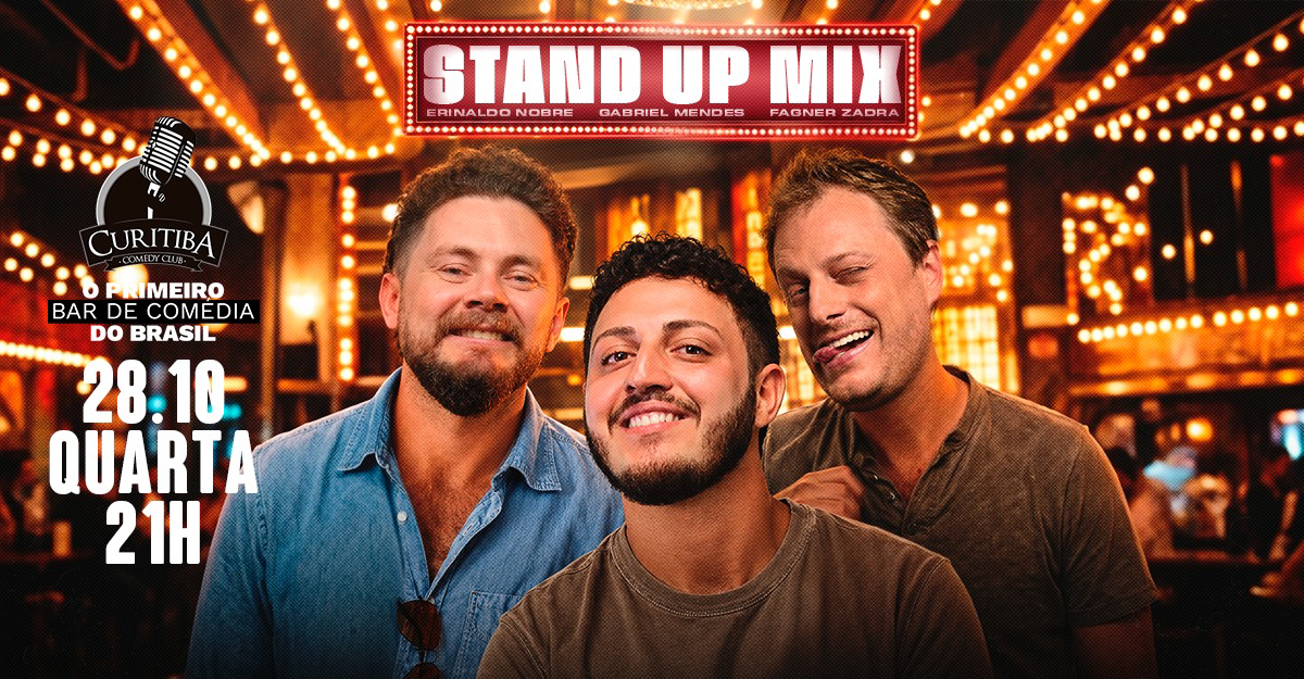 STAND UP MIX COM ERINALDO NOBRE, GABRIEL MENDES E FAGNER ZADRA